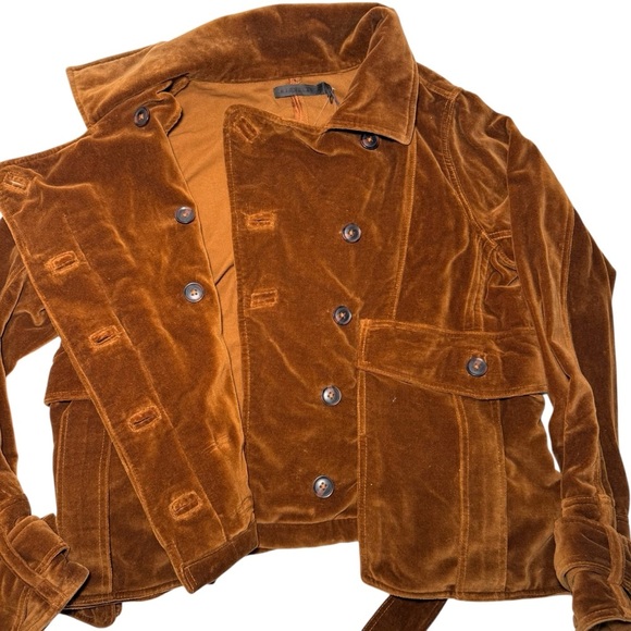 Free People x Nicholas K Velvet Turin Jacket In Sienna - Picture 11 of 16